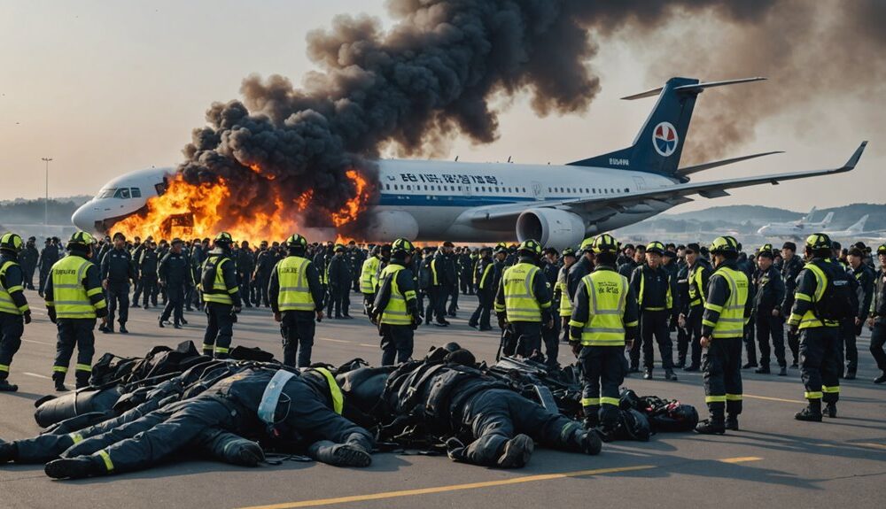 air busan plane fire