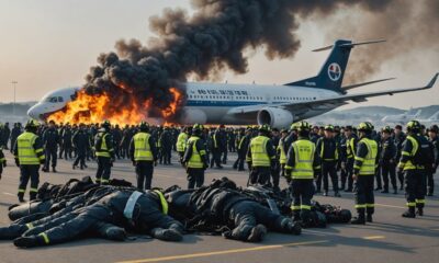 air busan plane fire