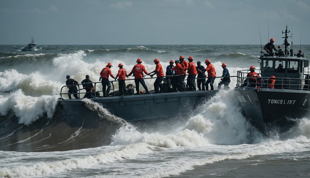 courageous navy and fishermen