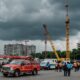 crane assists tower evacuation