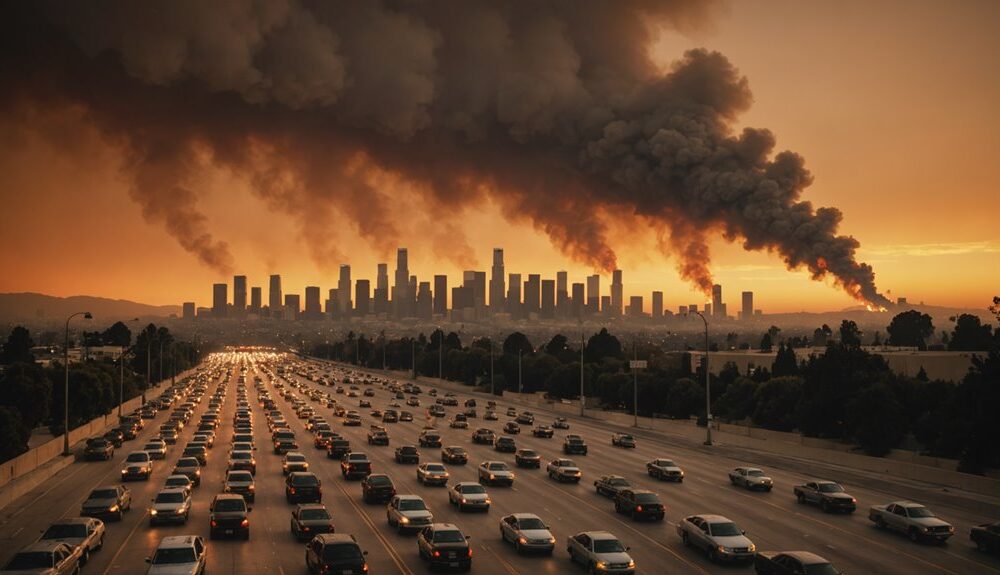 los angeles wildfire evacuation