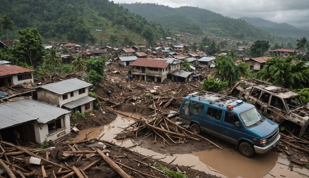 pekalongan landslide flood casualties