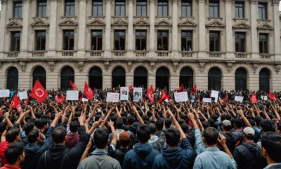 protest against education budget