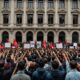 protest against education budget