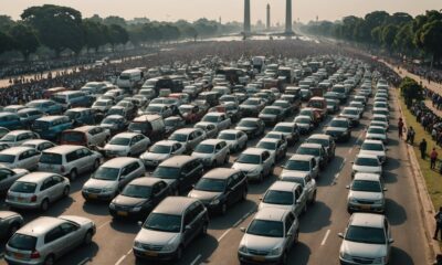 traffic congestion at monas