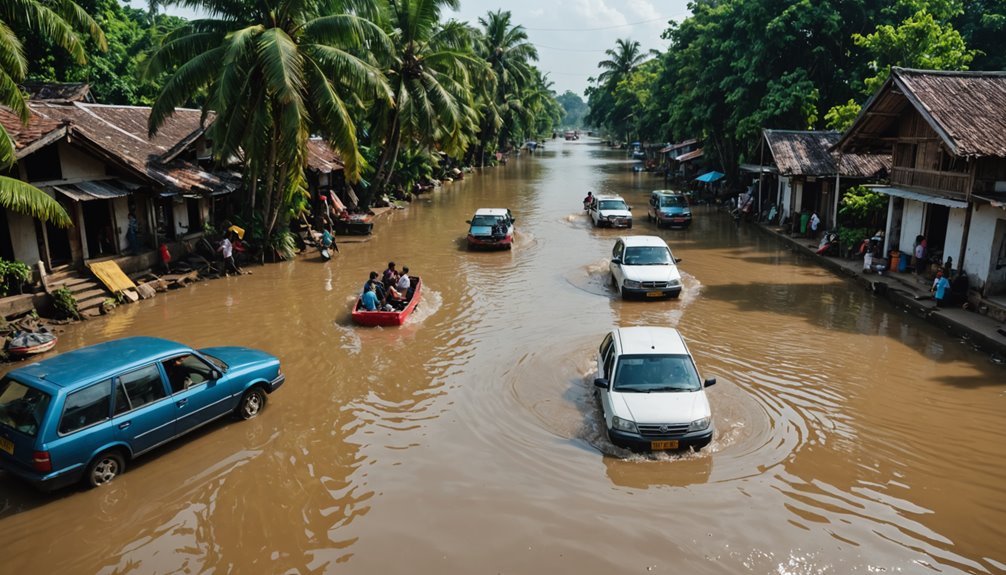 unexpected flood in cengkareng