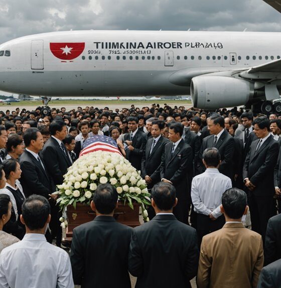 family and friends mourn