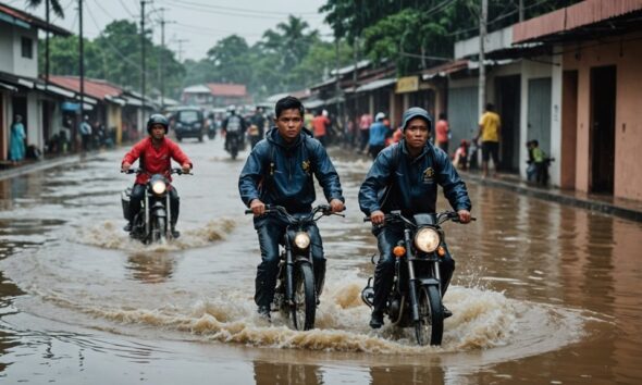 heavy rain flood response